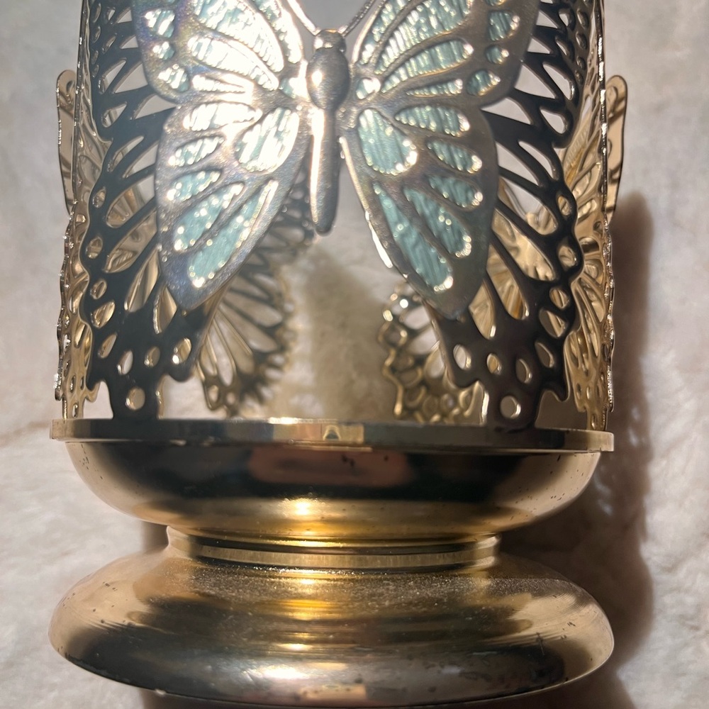 Bath & Body Works Gold Butterfly Candle Holder - Picture 5 of 5